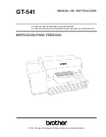 Preview for 1 page of Brother GT-541 (Spanish) Manual Del Instrucción