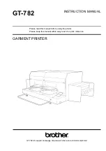 Brother GT-782 Instruction Manual preview