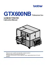 Brother GTX600NB Instruction Manual preview