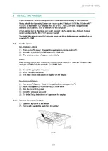 Preview for 30 page of Brother HL-2460 Series Service Manual