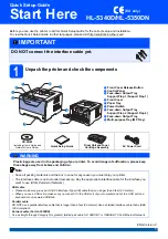 Preview for 1 page of Brother HL-5350DN Quick Setup Manual