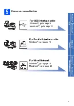 Preview for 7 page of Brother HL-5350DN Quick Setup Manual