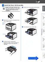 Preview for 2 page of Brother HL-6050 Quick Start Manual