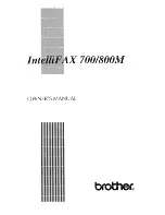 Preview for 1 page of Brother IntelliFAX 1500M Owner'S Manual