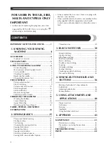 Preview for 4 page of Brother JK2700NT Operation Manual