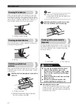 Preview for 28 page of Brother JK2700NT Operation Manual