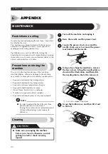 Preview for 44 page of Brother JK2700NT Operation Manual