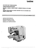 Brother LK3-B430 Instruction Manual preview