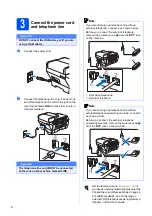 Preview for 4 page of Brother MFC 6490CW - Color Inkjet - All-in-One Quick Setup Manual