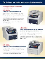 Preview for 3 page of Brother MFC-9010CN Technical Specifications