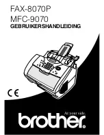 Preview for 1 page of Brother MFC-9070 (Dutch) User Manual