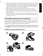 Preview for 23 page of Brother P-TOUCH 7500 User Manual