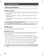 Preview for 36 page of Brother P-TOUCH 7500 User Manual