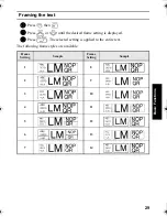 Preview for 45 page of Brother P-TOUCH 7500 User Manual