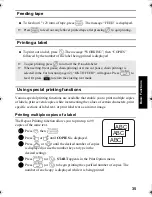 Preview for 51 page of Brother P-TOUCH 7500 User Manual