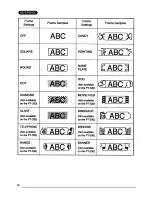 Preview for 71 page of Brother P-touch Extra PT-330 User Manual