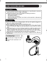 Preview for 7 page of Brother Pacesetter PS-21 Operation Manual