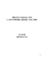 Brother PC-6000 Service Manual preview