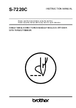 Brother S-7220C Instruction Manual preview