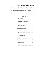 Preview for 4 page of Brother T-8420B Parts Manual