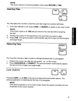 Preview for 65 page of Brother WP-5550MDS Owner'S Manual