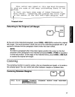 Preview for 67 page of Brother WP-5550MDS Owner'S Manual