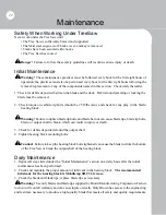 Preview for 22 page of BROWN HTS3-3620BA Owner'S/Operator'S Manual