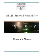 BROWN SP-2B Owner'S Manual preview