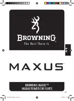 Preview for 53 page of Browning MAXUS Owner'S Manual