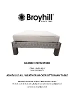 Broyhill GBO22-602-3 Assembly Instructions preview