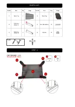 Preview for 3 page of Broyhill THORNWOOD GB21-819 Assembly Instructions