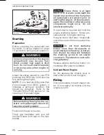 Preview for 74 page of BRP 2009 Sea-Doo GTI Series Operator'S Manual