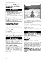 Preview for 76 page of BRP 2009 Sea-Doo GTI Series Operator'S Manual