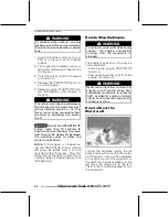 Preview for 66 page of BRP SEA-DOO Search and Rescue Series 2017 Operator'S Manual