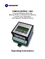 Preview for 1 page of Brüel & Kjær Vibro VIBROCONTROL 1500 Operating Instructions Manual