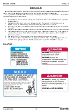 Preview for 34 page of Brush Bandit 200 UC Operating & Parts Manual