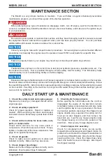 Preview for 49 page of Brush Bandit 200 UC Operating & Parts Manual