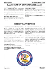 Preview for 51 page of Brush Bandit 200 UC Operating & Parts Manual