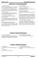 Preview for 52 page of Brush Bandit 200 UC Operating & Parts Manual