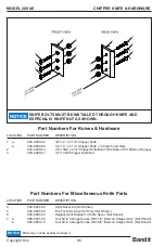 Preview for 102 page of Brush Bandit 200 UC Operating & Parts Manual