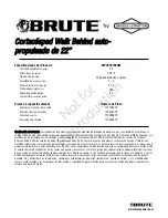 Preview for 48 page of Brute 7800802 Operator'S Manual