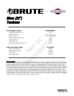 Preview for 48 page of Brute 7800806 Operator'S Manual