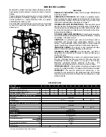 Preview for 7 page of Bryant BS1 Specifications