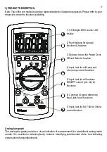 Preview for 4 page of Brymen TOP TRONIC TBM251 User Manual