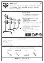 Preview for 1 page of BTECH SYSTEM X BT8374 Installation Manual & Parts List