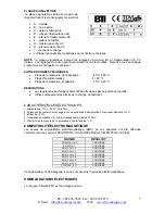 Preview for 7 page of BTI Elite PRO CBHF2-PFC Operating Manual