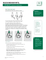 Preview for 3 page of BUCKINGHAM MFG OX BLOCK Instructions And Warnings