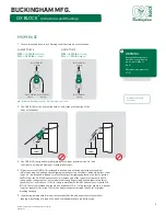 Preview for 4 page of BUCKINGHAM MFG OX BLOCK Instructions And Warnings