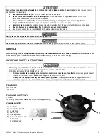 Preview for 5 page of Buffalo Tools PS07225 Assembly & Operating Instructions