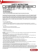 Preview for 3 page of Bull 85747 Installation & Operating Instructions Manual